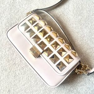 Michael Kors Bradshaw Leather Shoulder Handbag